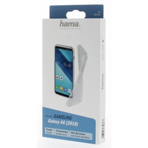 HAMA CRYSTAL CLEAR COVER FOR SAMSUNG GALAXY A6 (2018), TRANSPARENT