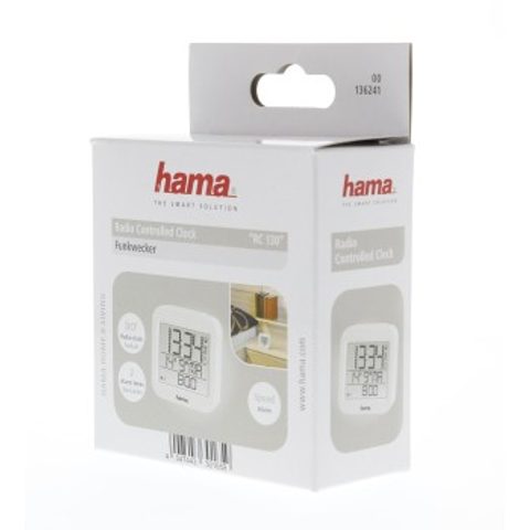 HAMA RC 130 DIGITÁLNY BUDÍK, RIADENÝ RÁDIOVÝM SIGNÁLOM, BIELY