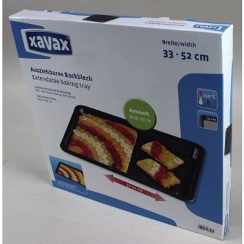 XAVAX BAKING TRAY, EXTENDABLE, 3 CM LIP