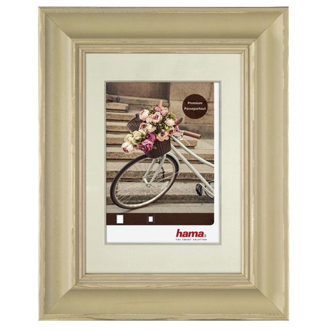 HAMA RÁMEČEK DŘEVĚNÝ VÉLO, KRÉMOVÁ, 15 X 20 CM