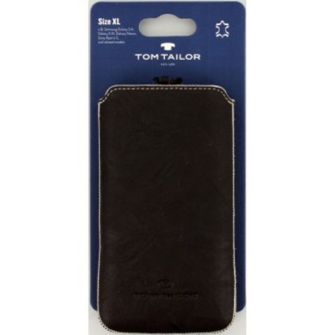 TOM TAILOR CRUMPLED COLORS POUZDRO NA MOBIL, VELIKOST XL, HNĚDÉ