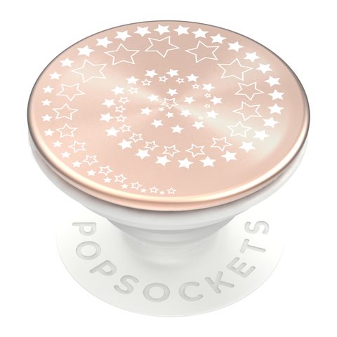 POPSOCKETS POPGRIP GEN.2, BACKSPIN STARRY EYE, OTÁČECÍ (KULIČKOVÉ LOŽISKO), RŮŽOVÝ