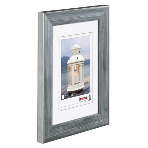 HAMA RÁMEČEK DŘEVĚNÝ LAHTI, ŠEDÁ, 13X18CM