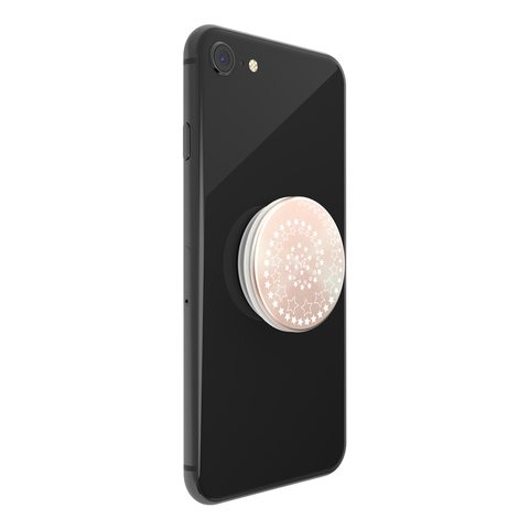 POPSOCKETS POPGRIP GEN.2, BACKSPIN STARRY EYE, OTÁČECÍ (KULIČKOVÉ LOŽISKO), RŮŽOVÝ