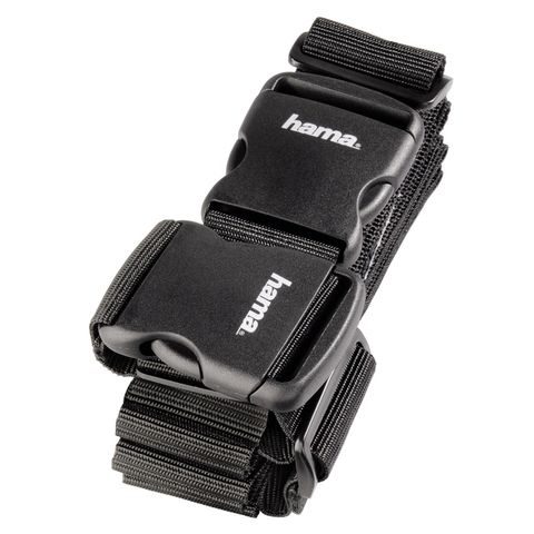 HAMA 2-WAY LUGGAGE STRAP, 5X200 CM/5X230 CM, BLACK