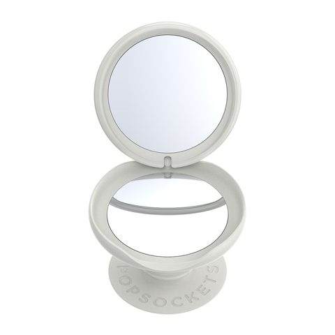 POPSOCKETS POPGRIP GEN.2, POPMIRROR MIDSUMMER, SO ZRKADIELKOM, BÍLÝ S KVÍTKY