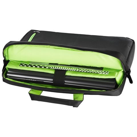 HAMA BRAŠNA NA NOTEBOOK MARSEILLE, 44 CM (17.3"), ŠEDÁ/ZELENÁ