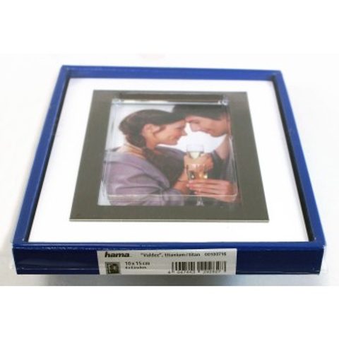 HAMA VALDEZ PORTRÉTOVÝ RÁM, TITÁNOVÝ, 10X15 CM