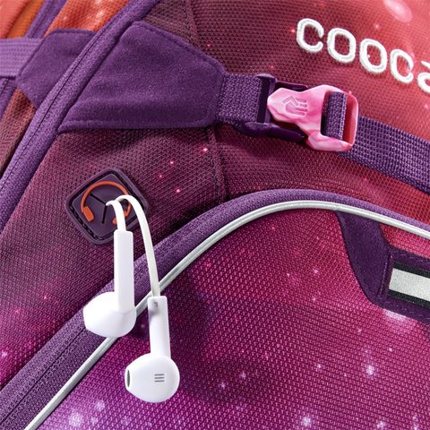 ŠKOLNÍ BATOH COOCAZOO SCALERALE, OCEANEMOTION GALAXY PINK, CERTIFIKÁT AGR