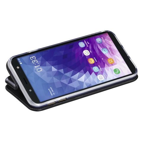 HAMA CURVE BOOKLET FOR SAMSUNG GALAXY J6+, BLACK