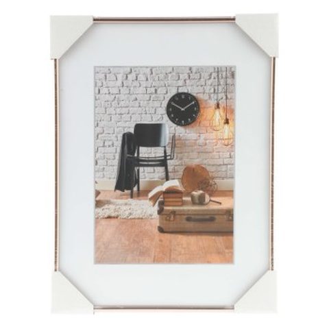 HAMA RÁMEČEK PLASTOVÝ SEVILLA, OCELOVÁ, 29,7X42 CM, PRŮHLEDNÝ PLAST