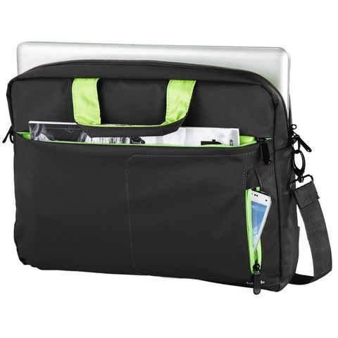 HAMA BRAŠNA NA NOTEBOOK MARSEILLE, 44 CM (17.3"), ŠEDÁ/ZELENÁ