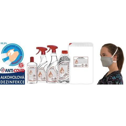 PLASTOVÁ LAHEV 500ML VČETNĚ ROZPRAŠOVAČE VHODNÁ NA DEZINFEKCI