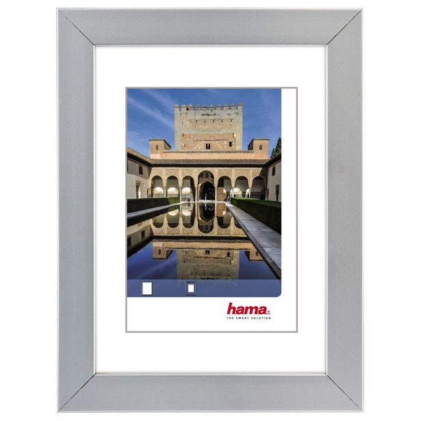 Hama Jerez Plastic Frame, silver, 40 x 50 cm