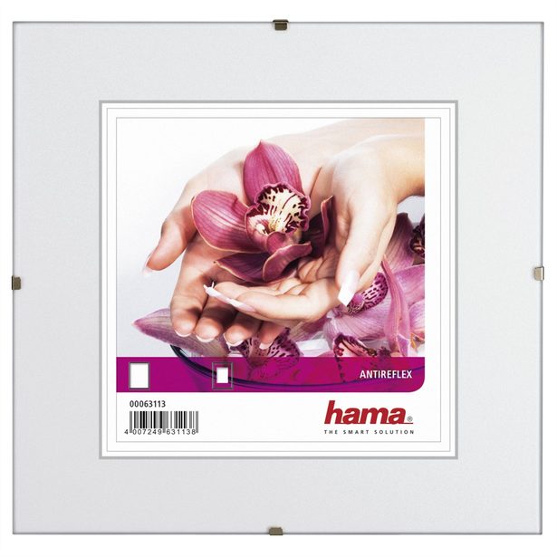 Hama clip-Fix, antireflexní sklo, 20x20cm