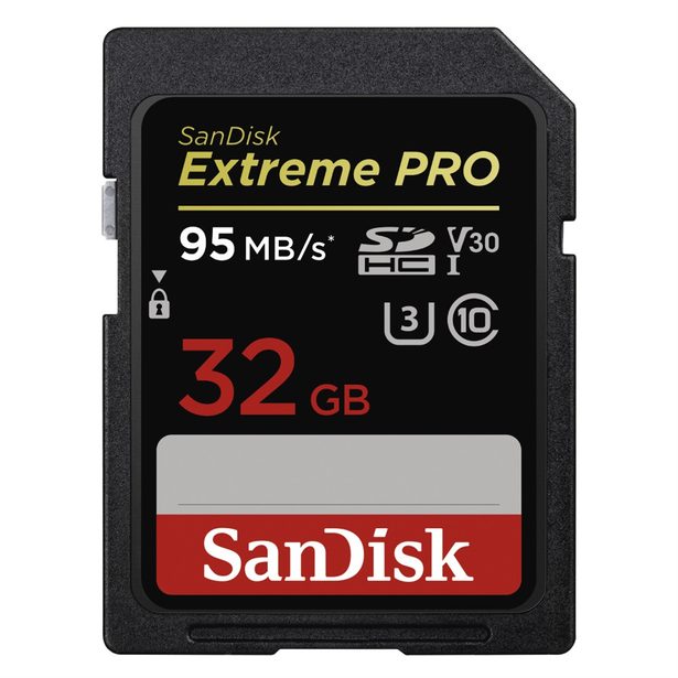 SanDisk Extreme Pro SDHC 32 GB 95 MB/s class 10 UHS-I U3 V30 NÁHRADA ZA 114741