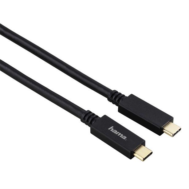 Hama kabel USB-C 3.1 Gen2 PD, typ C vidlice - C vidlice, E-mark, 1 m
