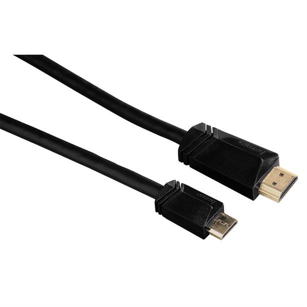 Hama mini HDMI kábel vidlica - vidlica typ C, pozlátený, 3*, 1,5 m