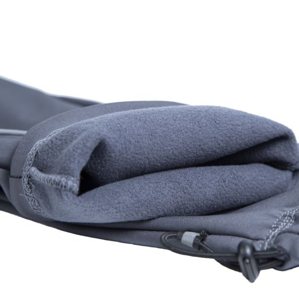 MODADETI_ADELLiNO Softshellové nepromokavé kalhoty podšité fleecem šedé