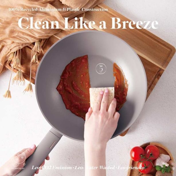 BERLINGERHAUS Pánev WOK s titanovým povrchem 28 cm Taupe Collection BH-8093