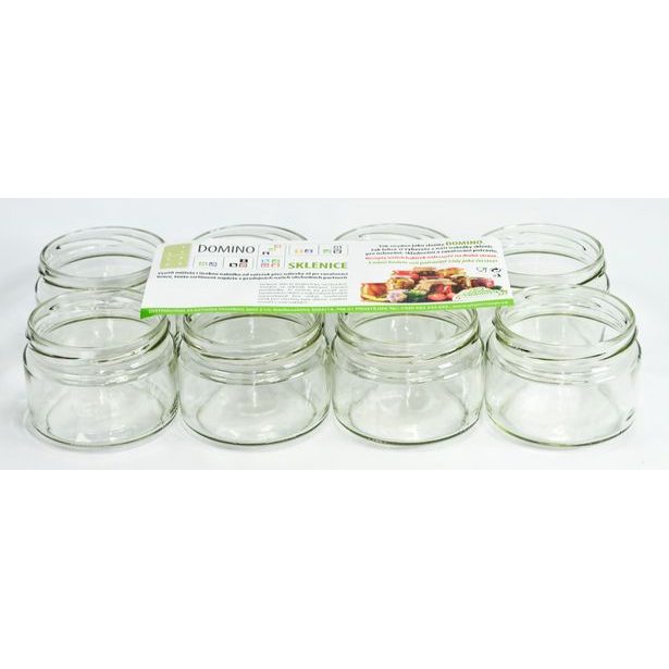 sklen.zavař. 265ml- 8ks-POMA, paštika-TO82