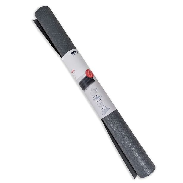 KELA Podložka do zásuvky Soletta plast tmavě šedá 150,0x50,0cm KL-11388