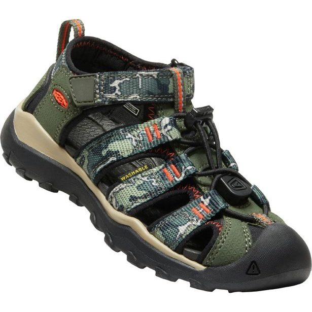 Dětské sandály KEEN NEWPORT NEO H2 CHILDREN forest night/camo