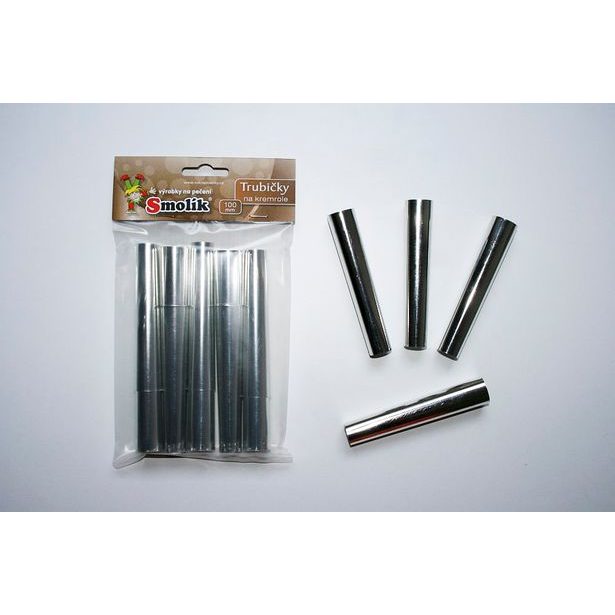 trubičky 100mm-10ks-kremrole, č.824-10ks