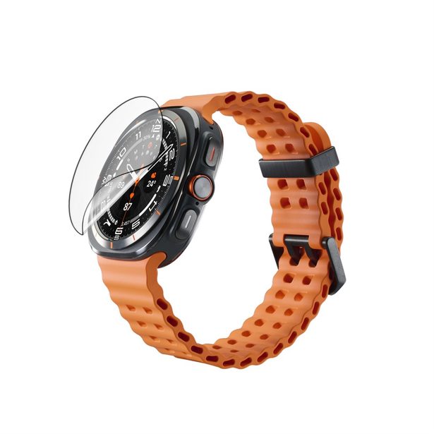 Hama Super Hybrid, ochrana displeje pro Samsung Galaxy Watch Ultra (25), 47 mm, D3O®, nerozbitná