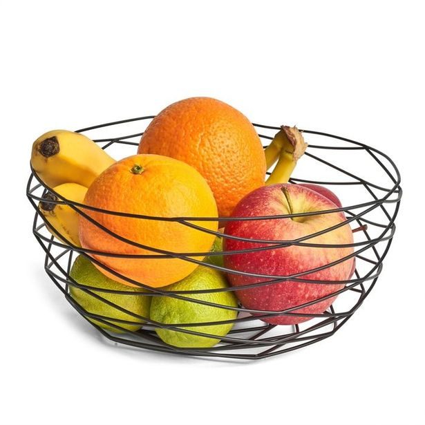 košík d24x10,5cm, GEO W3169A, drát.černý