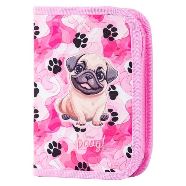 BAAGL Školní penál jednopatrový Tlapky