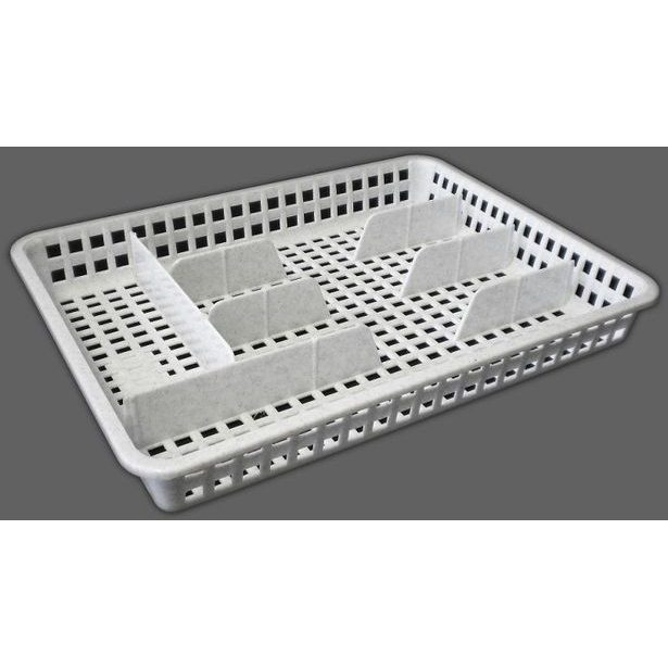 příborník 34,5x26x4,5cm, šir., 5přihr., plast GR,B,H