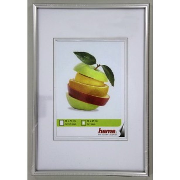 Hama rámeček plastový SEVILLA, stříbrná matná, 50x70 cm