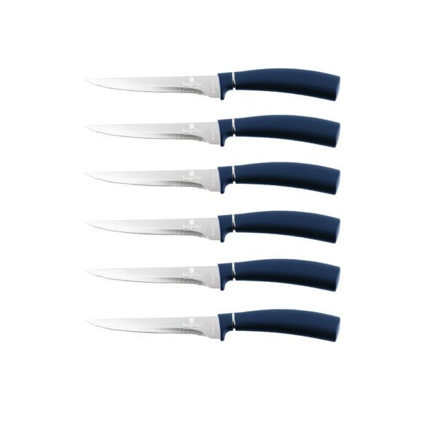 BERLINGERHAUS Sada steakových nožů 6 ks Aquamarine Metallic Line BH-2812