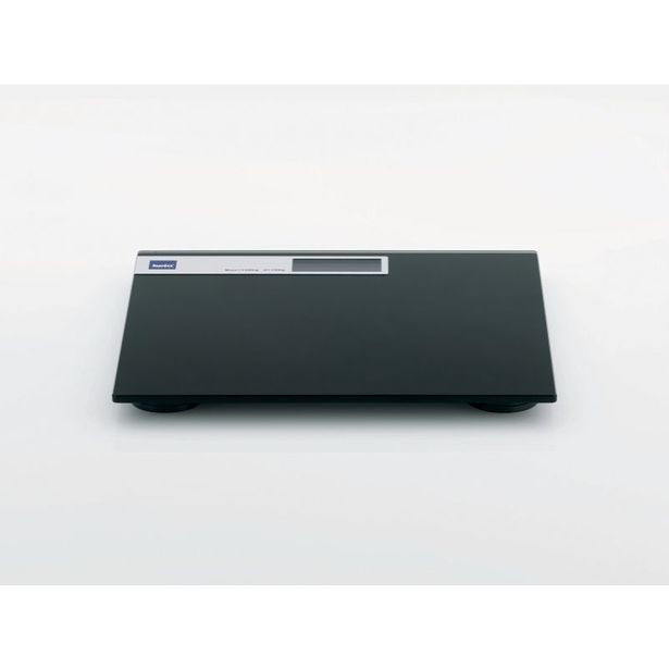 KELA Osobní váha digitální skleněná černá do 150kg GRAPHITO KL-21298