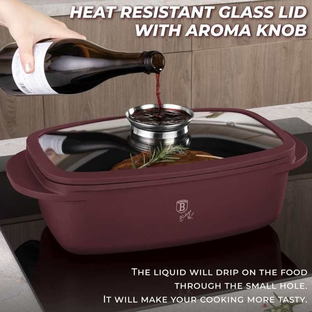 BERLINGERHAUS Pekáč s titanovým povrchem a aroma poklicí Leonardo Collection BH-8776