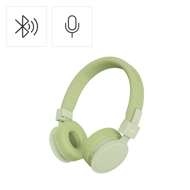 Hama Bluetooth sluchátka Freedom Lit III, on-ear, zelená