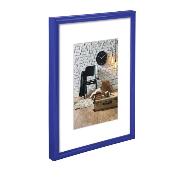 Hama rámeček plastový SEVILLA, modrá, 29,7x42 cm, průhledný plast