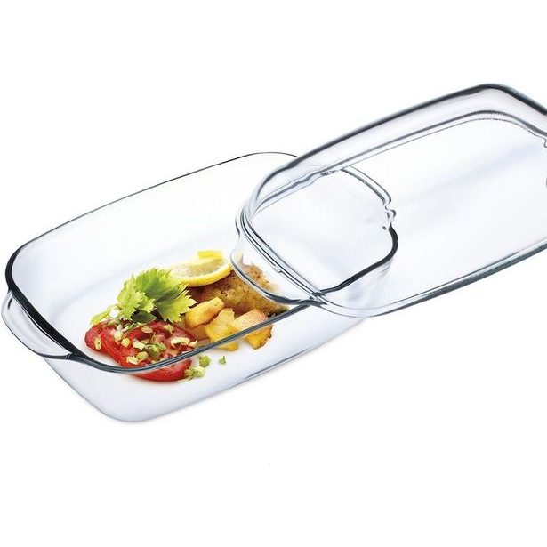 mísa 3,2l hran.vys.+2,3l víko,36,5x20,8x13,5cm,var.s,zapék. SIMAX