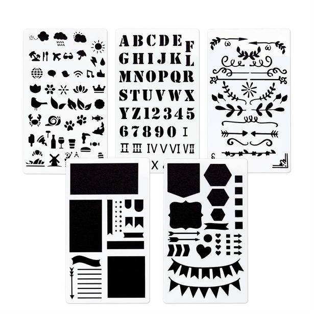 Hama šablony pro kreativní tvorbu - set 5 ks