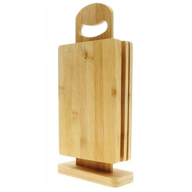 HIT Prkénko krájecí ve stojanu sada 5 ks HT-24501082