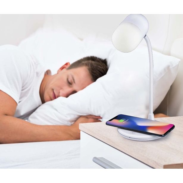 GRUNDIG Stolní lampa LED s bezdrátovou nabíječkou na mobil 3v1 ED-247254