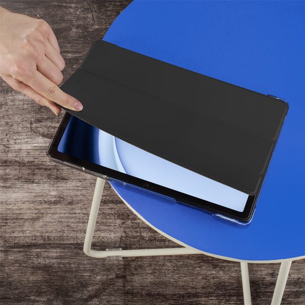 Hama Fold Clear, pouzdro pro Samsung Galaxy Tab A11 8,7", černé/průhledné