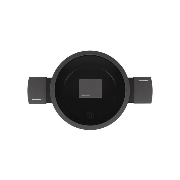 BERLINGERHAUS Kastrol s titanovým povrchem a poklicí 20 cm Antracit Collection BH-8130