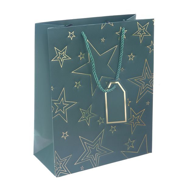 Dárková taška hvězda 26x12x32 cm