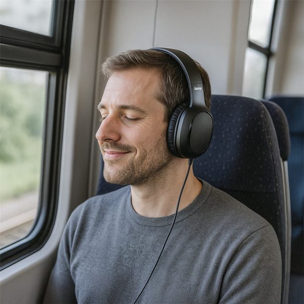 Hama USB-C sluchátka s mikrofonem Fun C, uzavřená, černá