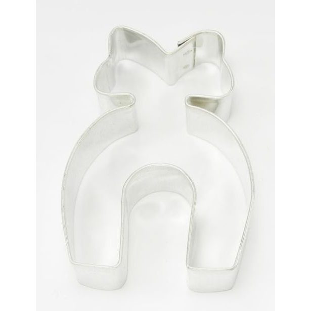 vykr. 0148 Podkůvka s mašlí, 6x6cm /nebal/