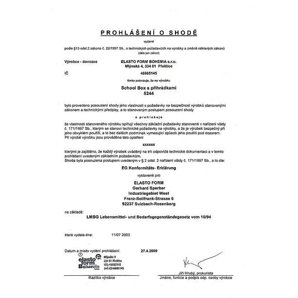 Box na potraviny Roboman