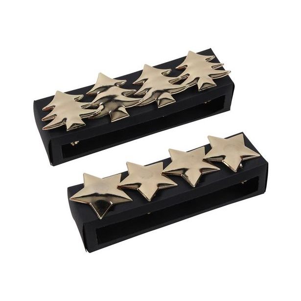 HIT KROUŽEK NA UBROUSKY STROMEK/HVĚZDA, 4KS, RŮŽOVÁ_hamashop