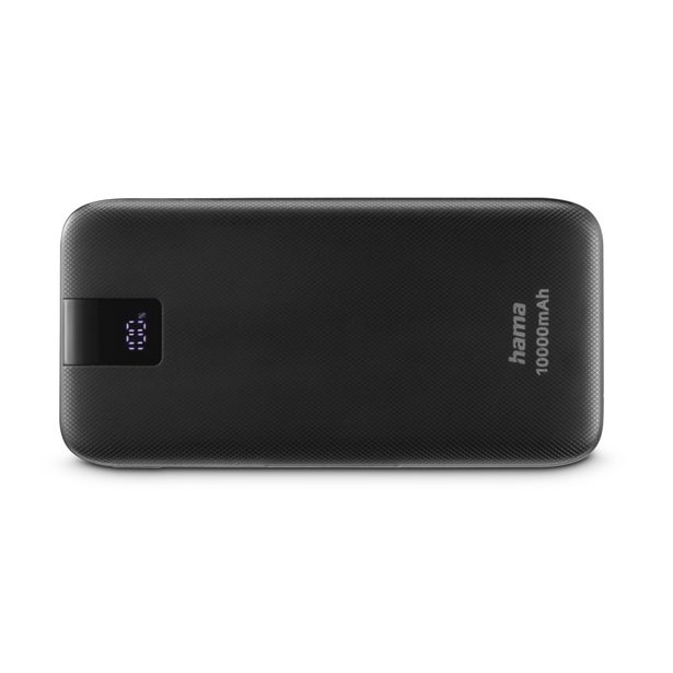 Hama PD 10 powerbanka, 10000 mAh, 3 výstupy: 1x USB-C, 2x USB-A, LED displej, PD, Qualcomm